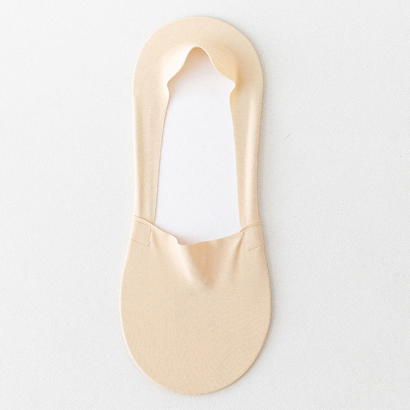 Gluschwein - Rutschfeste Unsichtbare Socken Aus Eisseide Beige