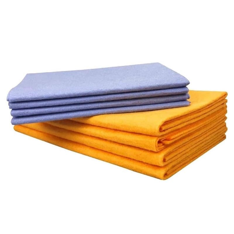 Chiffon de nettoyage absorbant, chiffons de nettoyage non tissés multi-usages (8 pièces)