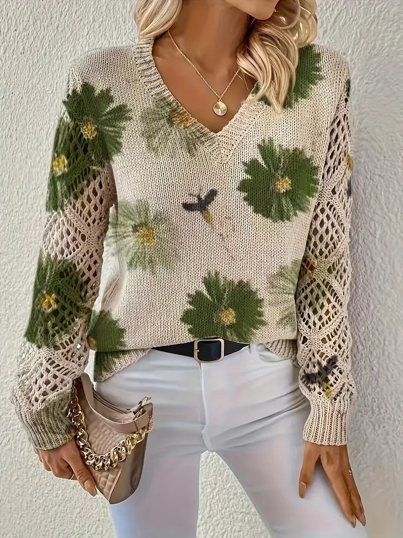 Tatyana - Stilvolle Strickjacke Mit V-Ausschnitt