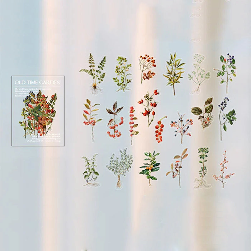 Gluschwein - PET-Aufkleber-Set der Memory Garden-Serie Stil F