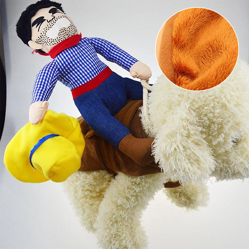 Gluschwein - Hundekostüm - Cowboyreiter
