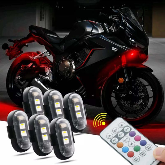 Kit de luces LED de colores para coche Luces LED de verano para coche