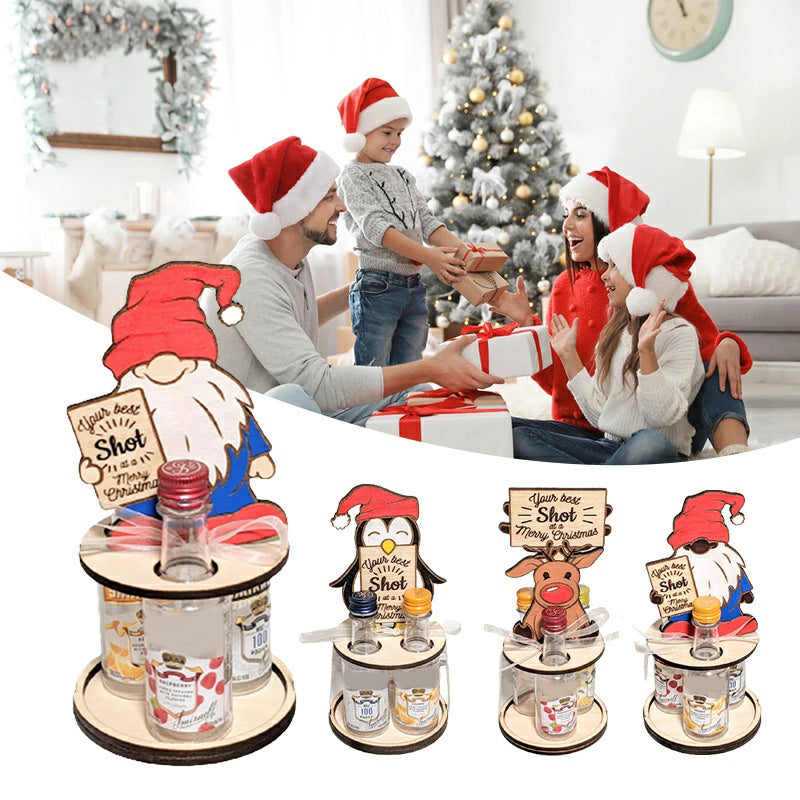 Gluschwein - Weihnachts-Mini-Weinflaschenhalter