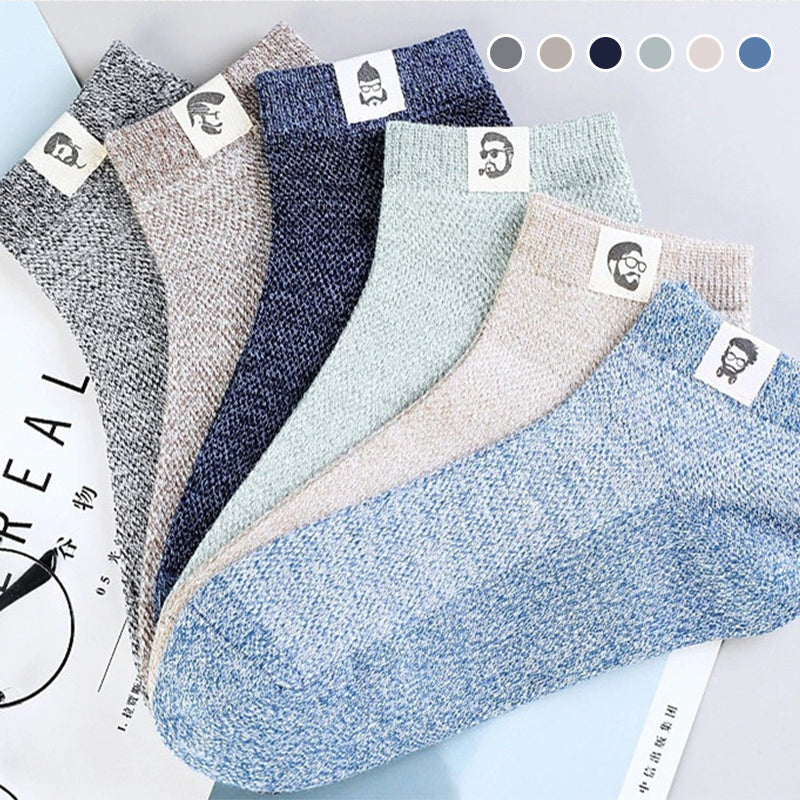 Gluschwein - Atmungsaktive Antibakterielle Deo-Socken für Herren 5 Paar