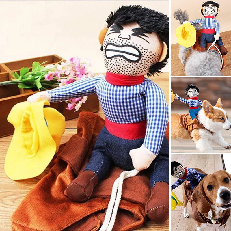 Gluschwein - Hundekostüm - Cowboyreiter