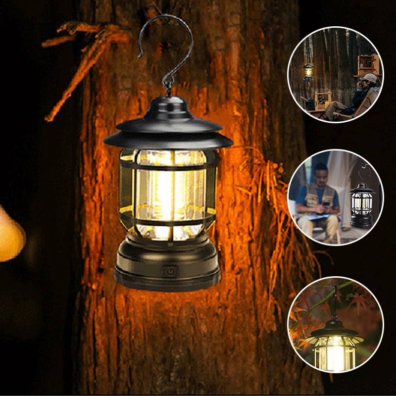 Gluschwein - Tragbare Retro Camping Lampe