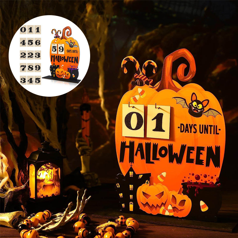 Gluschwein - Halloween-Adventskalender aus Holz