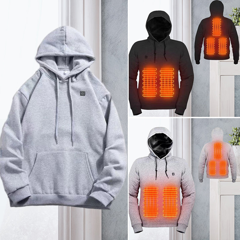 Gluschwein - Beheiztes Kapuzen-Sweatshirt mit USB-Stromversorgung