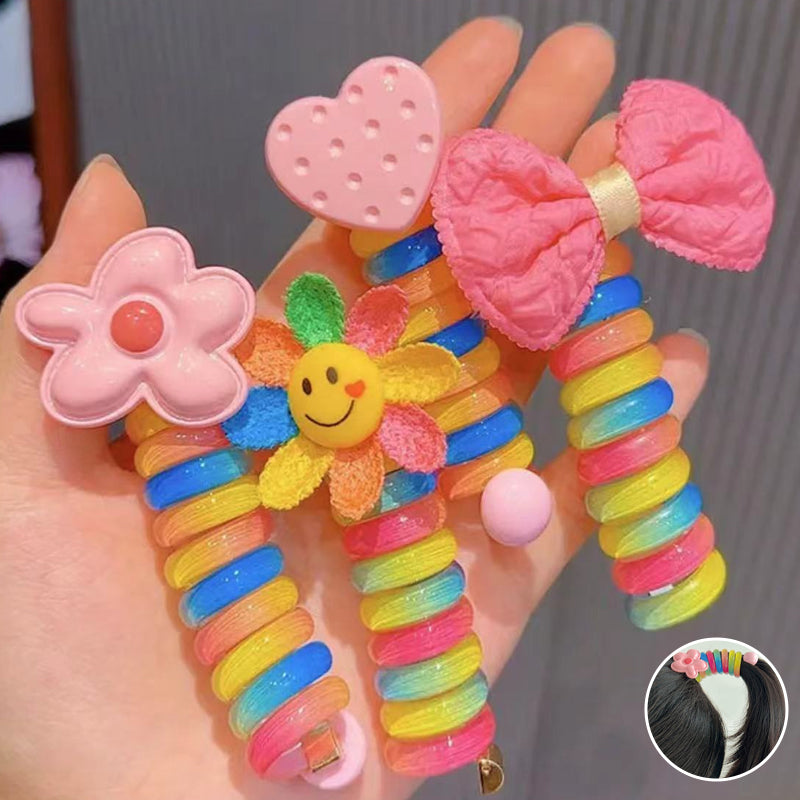 Gluschwein - Bunte Telefondraht-Haarbänder für Kinder
