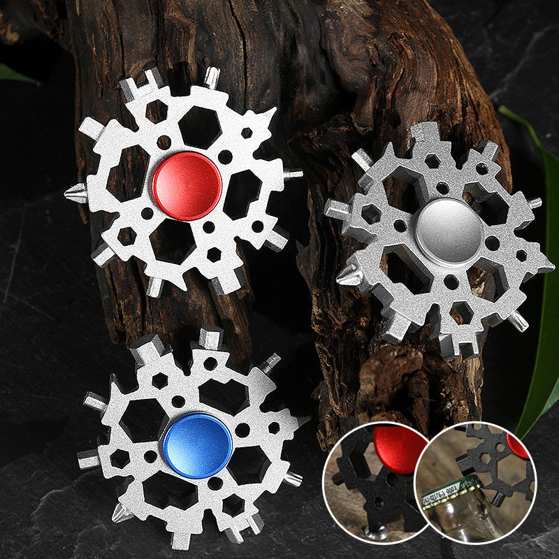 Gluschwein - 23-in-1 Snowflakefidget spinner Multitool