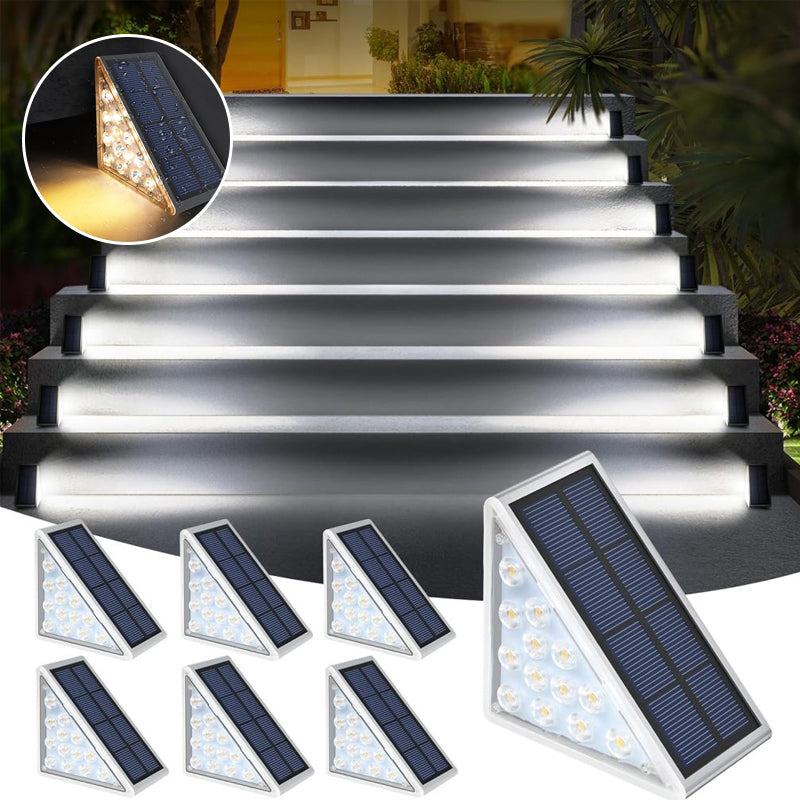 Gluschwein - Wasserdichte LED-Solar-Stufenleuchten