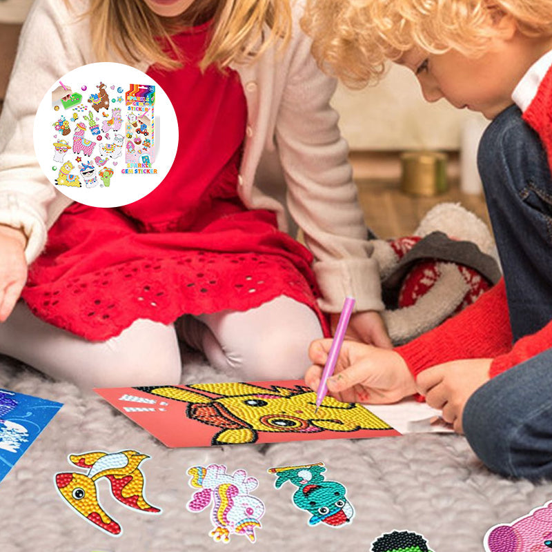 Gluschwein - DIY Cartoon-Diamantmalerei für Kinder