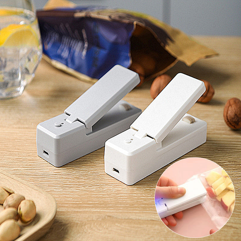 Gluschwein - 2 in 1 USB aufladbare Mini-Beutelschweißmaschine mit Schneidemesser