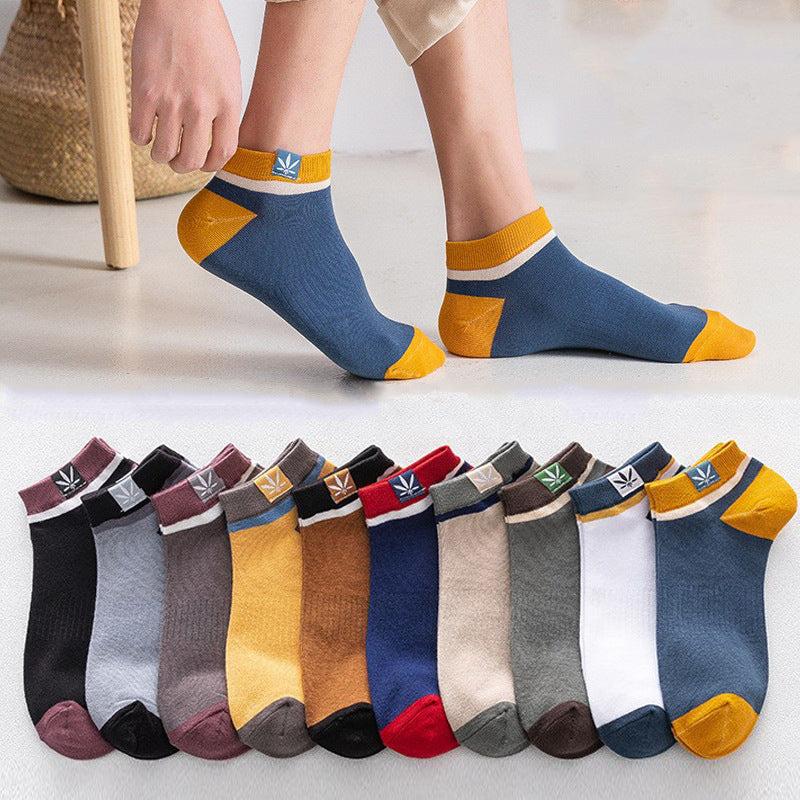 Gluschwein - Herren Frühjahr Sommer Sport dünne Socken 10 Paare