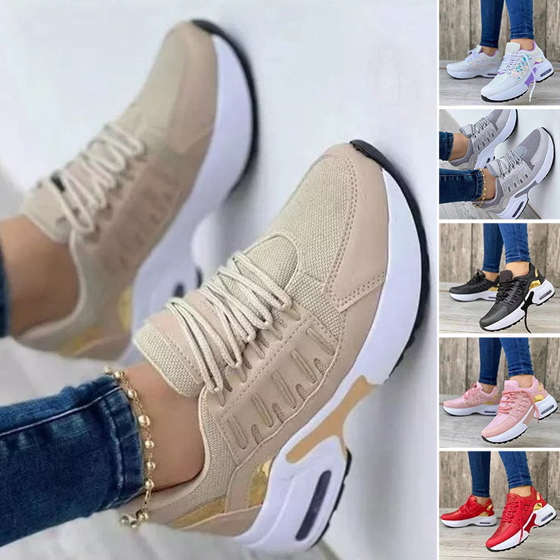 Gluschwein - Mesh-Schnürschuhe für Damen