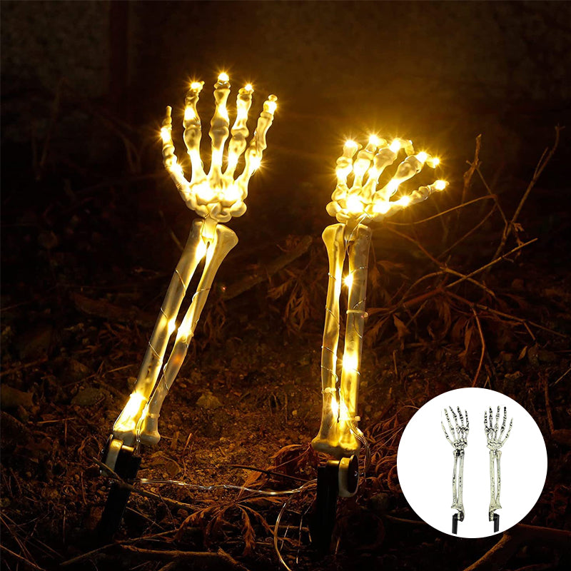 Gluschwein - Halloween-Geisterhand Dekorative Lichter
