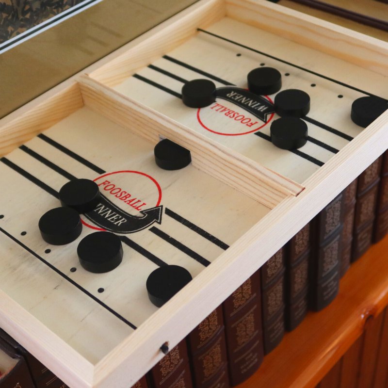 FoosballPuck - Seien Sie der Erste, der all seine Discs loswird!