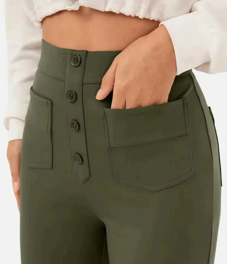 Gluschwein - Favre - Elastische Hose mit hoher Taille