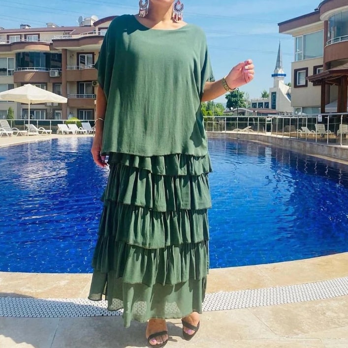 Gluschwein - Phoebe - Elegantes Damenkleid Grün