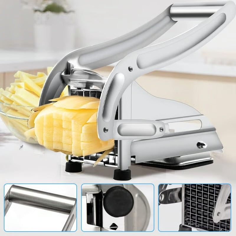 Edelstahl-Fritten-Schneider – Für hausgemachte Pommes in Top-Qualität