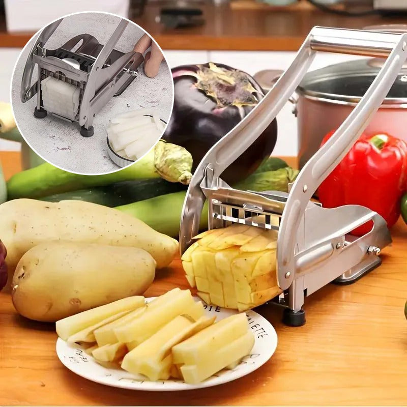 Edelstahl-Fritten-Schneider – Für hausgemachte Pommes in Top-Qualität