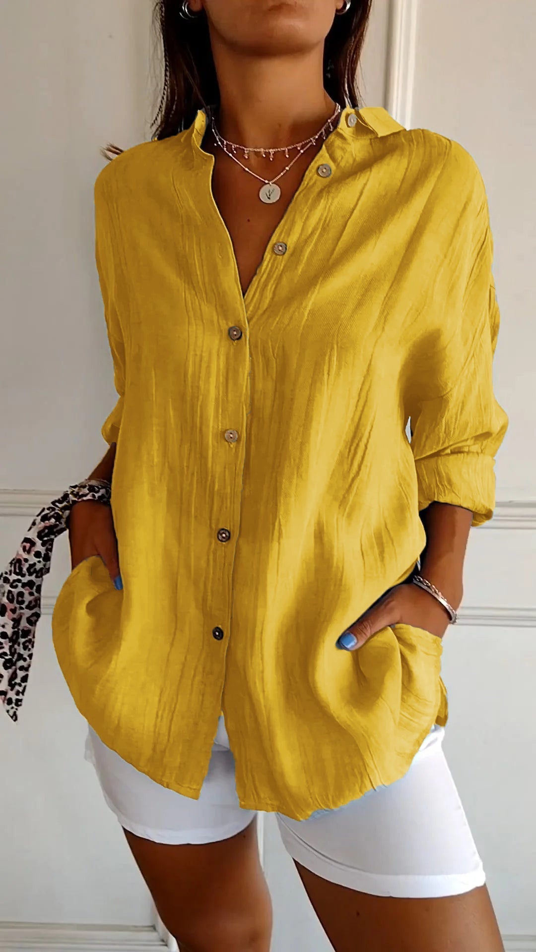 Gluschwein - Saskia - Elegante Bluse Gul