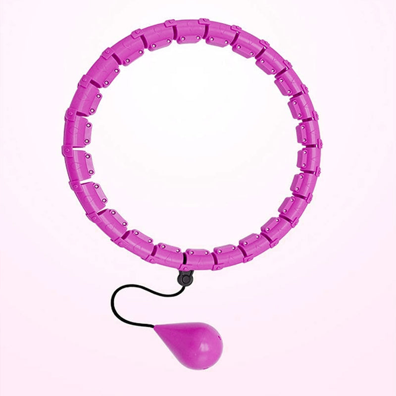 Gluschwein - Abnehmbarer Spleiß Fitness Hula-Hoop Lila