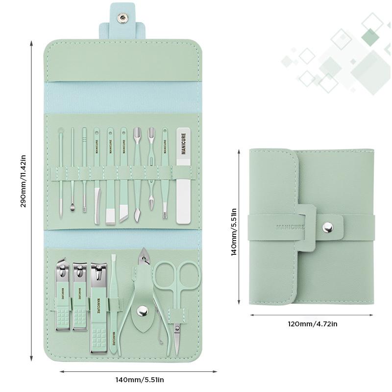 Gluschwein - Nagelknipser tragbares Set (12/16 Stück)
