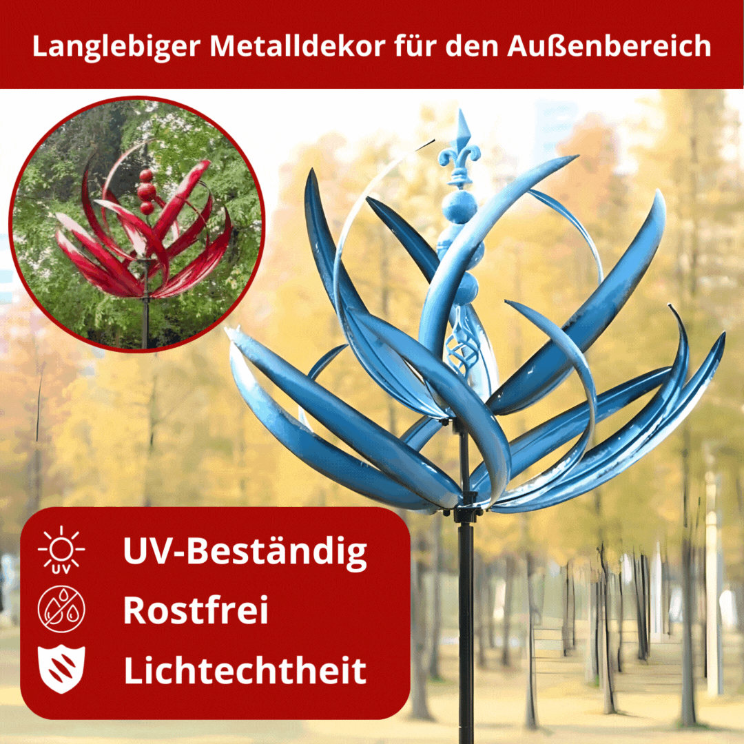 LotusSpinner | Girouette pour le jardin