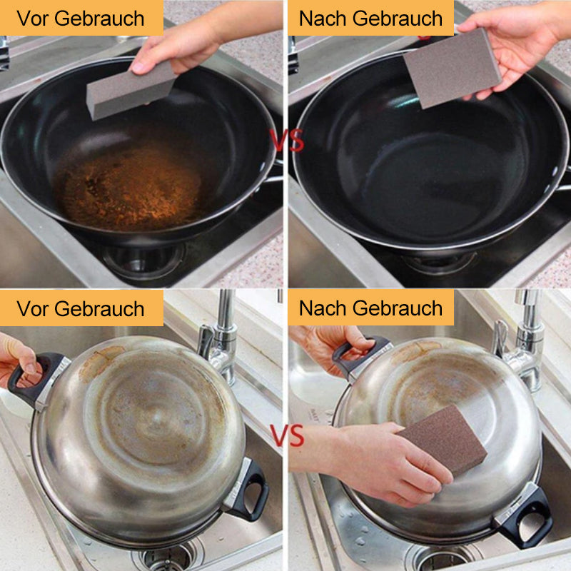 Gluschwein - Magisches Küchenrostentfernungswerkzeug Schmirgelschwammbürste(5 Stück)