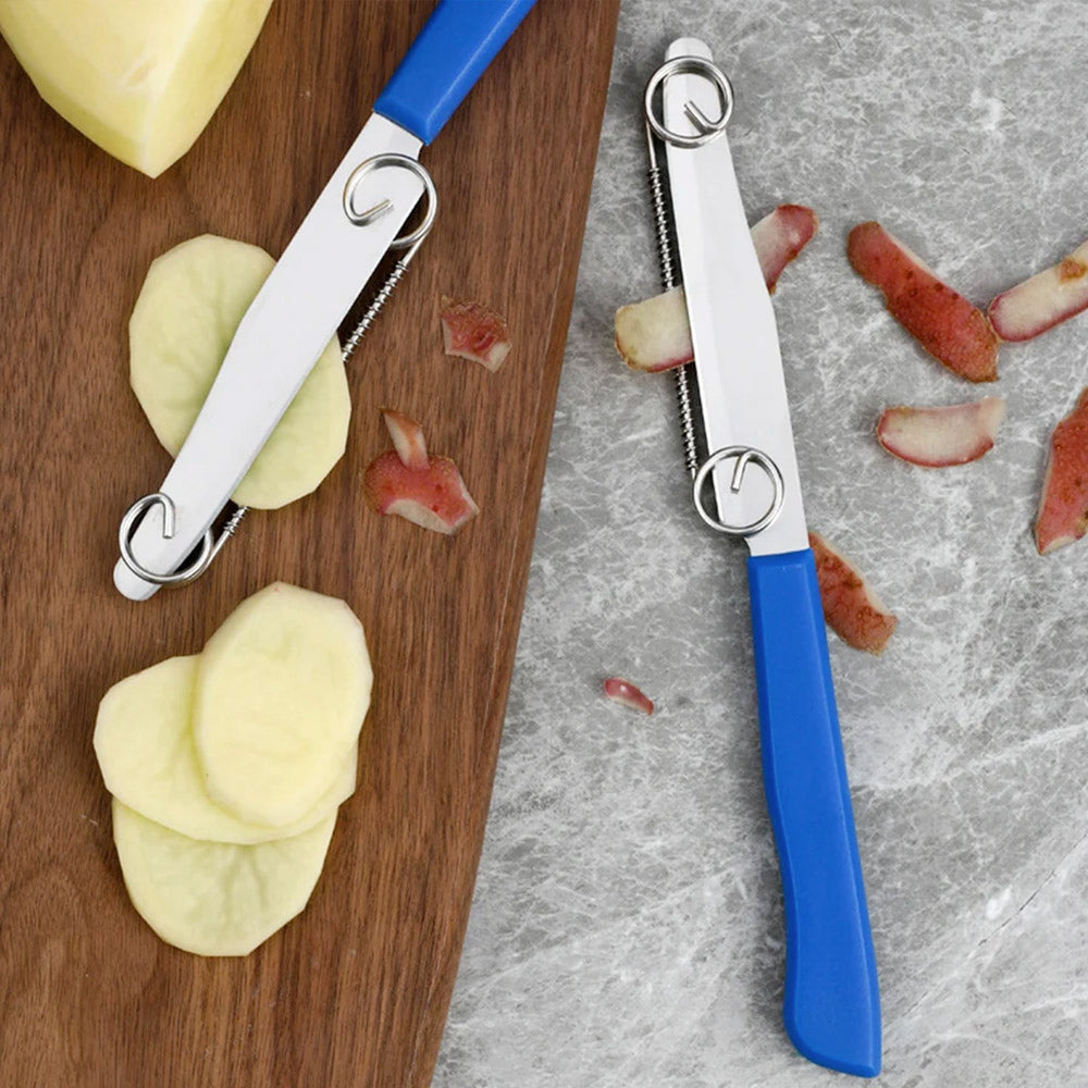 Ensemble de cuisine pratique 3 en 1 : éplucheur, coupe-spirale et presse-agrumes en un