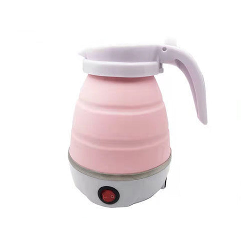 Gluschwein - Temperatureinstellbarer, zusammenklappbarer Wasserkocher aus Silikon Rosa Temperatur ist nicht einstellbar