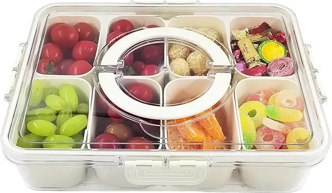 Snackbox mit 8 Fächern – Ordnung für unterwegs