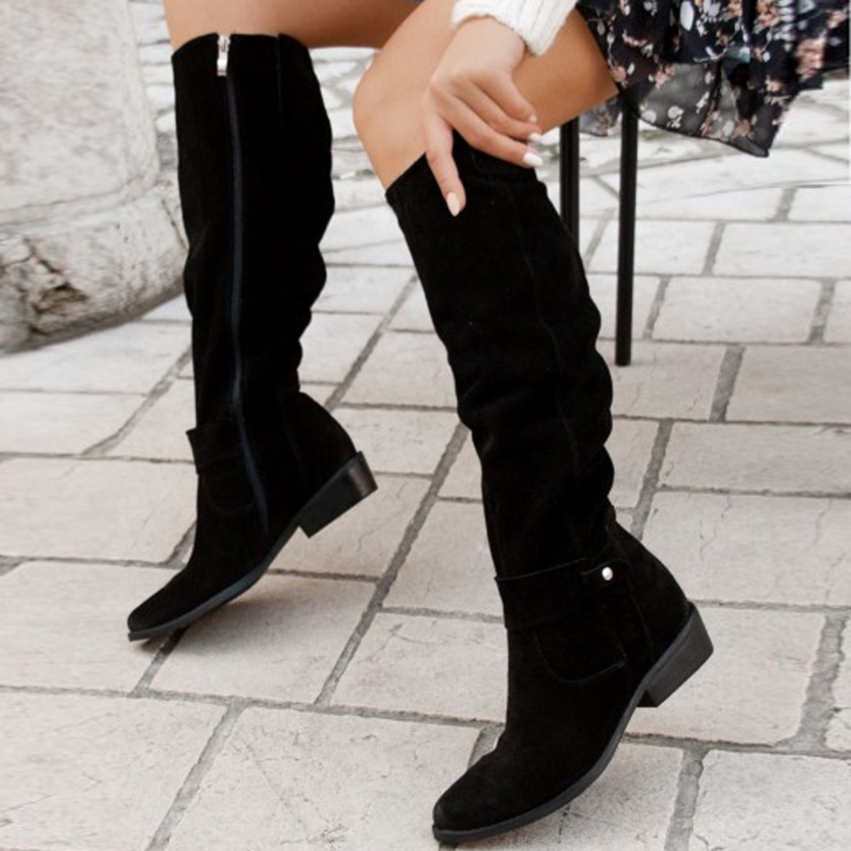 Gluschwein - Shoeby - Kniehohe Damenstiefel