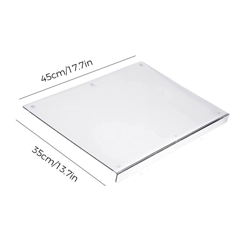 Gluschwein - Rutschfestes transparentes Acryl-Schneidebrett 45*35cm