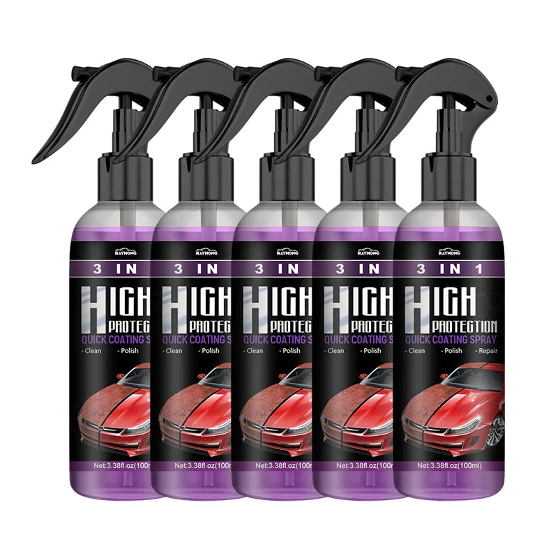 Gluschwein - 3 In 1 Neues Verbessertes Schnelles Autobeschichtungsspray 100ml (5 stk)
