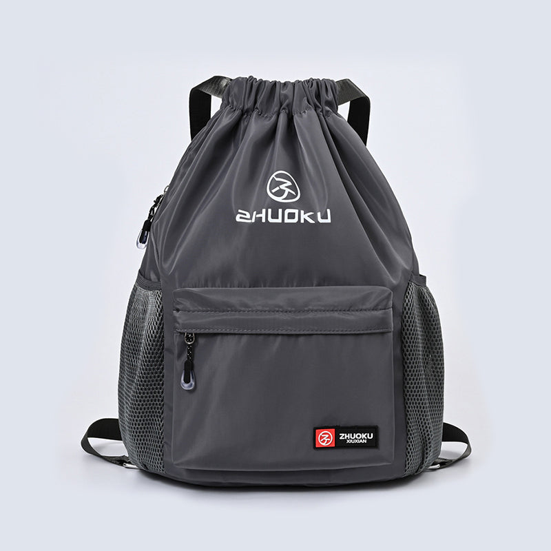 Gluschwein - Casual Sport Kordelzug Rucksack Grau