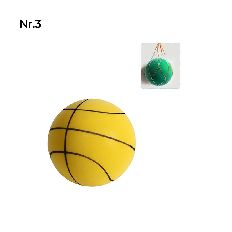 Gluschwein - Silent-Basketball für Kinder im Innenbereich Nr. 3 (Für 3-6 Jahre alt) Gelb
