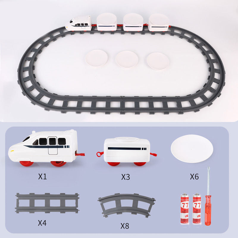 Gluschwein - Sushi Essen Zug Spielzeug 3-Wagen-Set (ohne Sushi-Pack) Batteriemodell