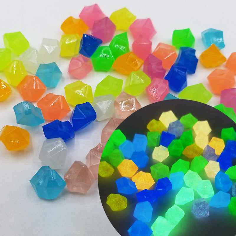 Gluschwein - Mini Leuchtende Edelsteine Gemischte Farben 14*11mm
