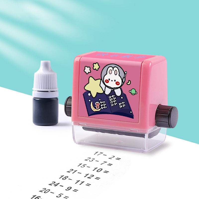 Gluschwein - Roller Digitaler Lehrstempel Subtraktion