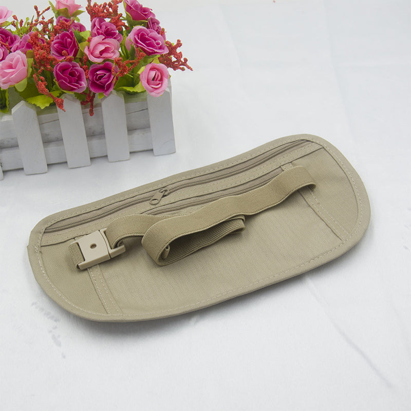 Gluschwein - Sport-Hüfttasche mit verstellbaren Reißverschlusstaschen Khaki