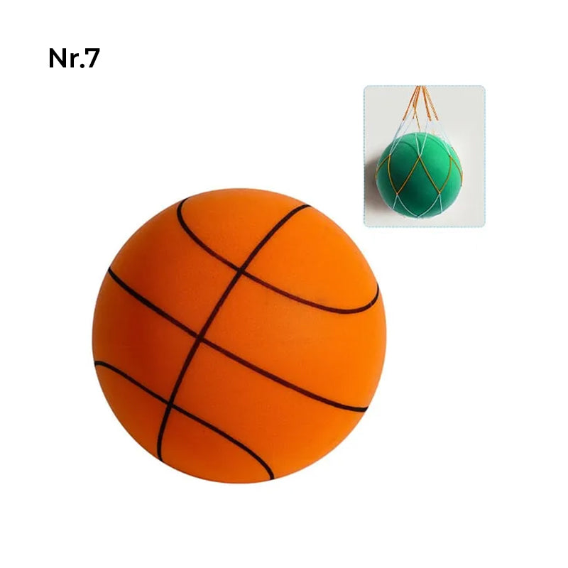 Gluschwein - Silent-Basketball für Kinder im Innenbereich Nr. 7(Für über 14 Jahre alt) Orange