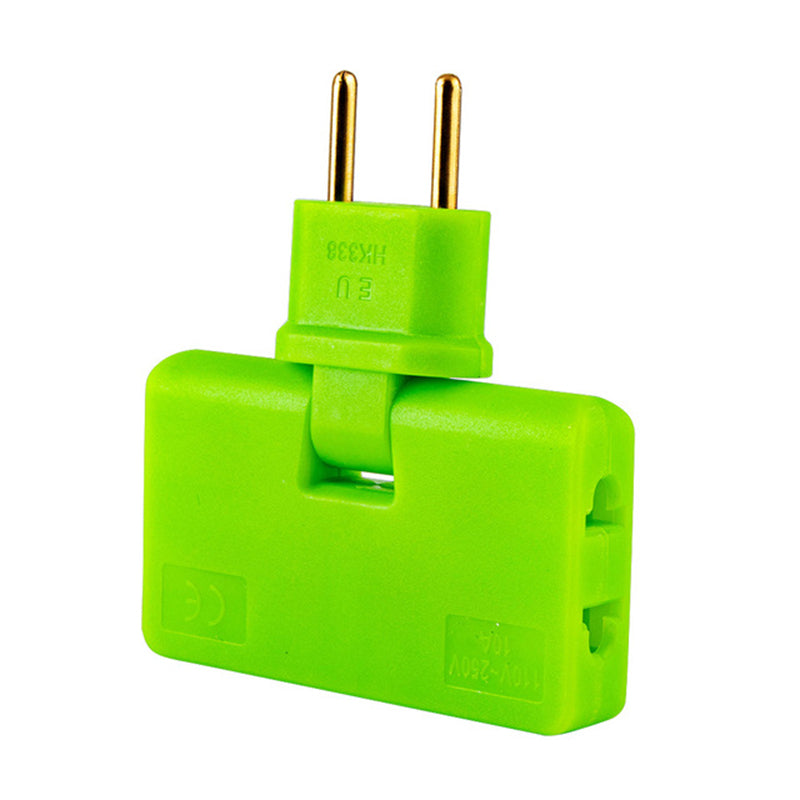 Gluschwein - 3 in 1 drehbarer Steckdosenkonverter Grün