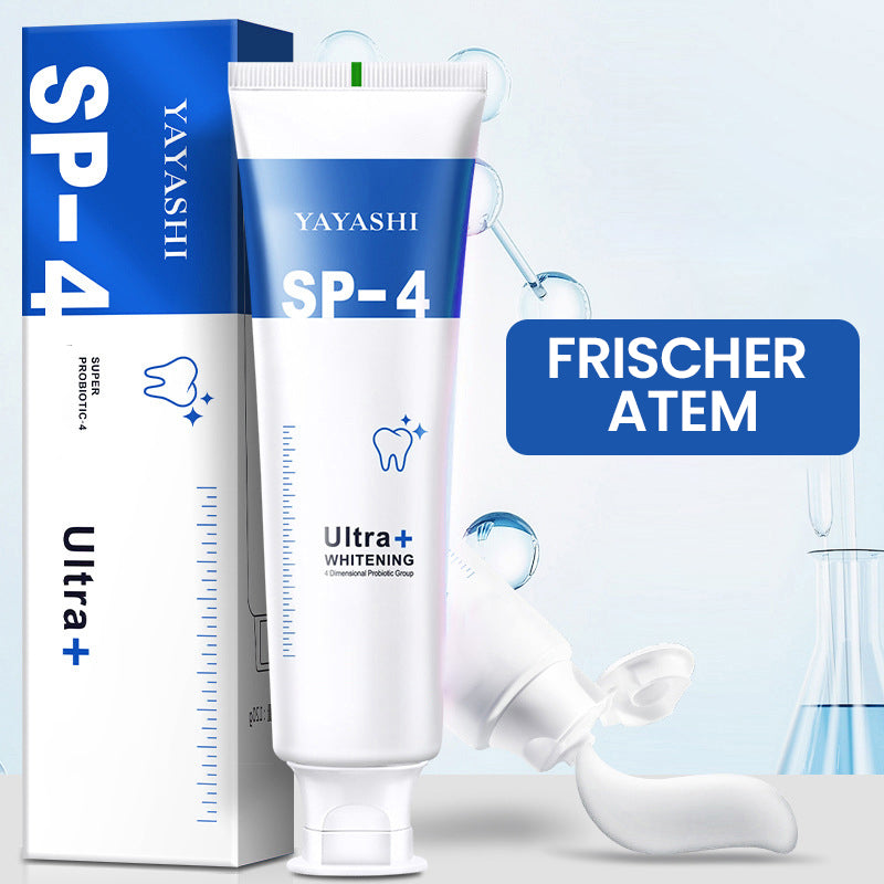 Gluschwein - Aufhellende und Flecken entfernende probiotische Zahnpasta ERFRISCHEN DEN ATEM
