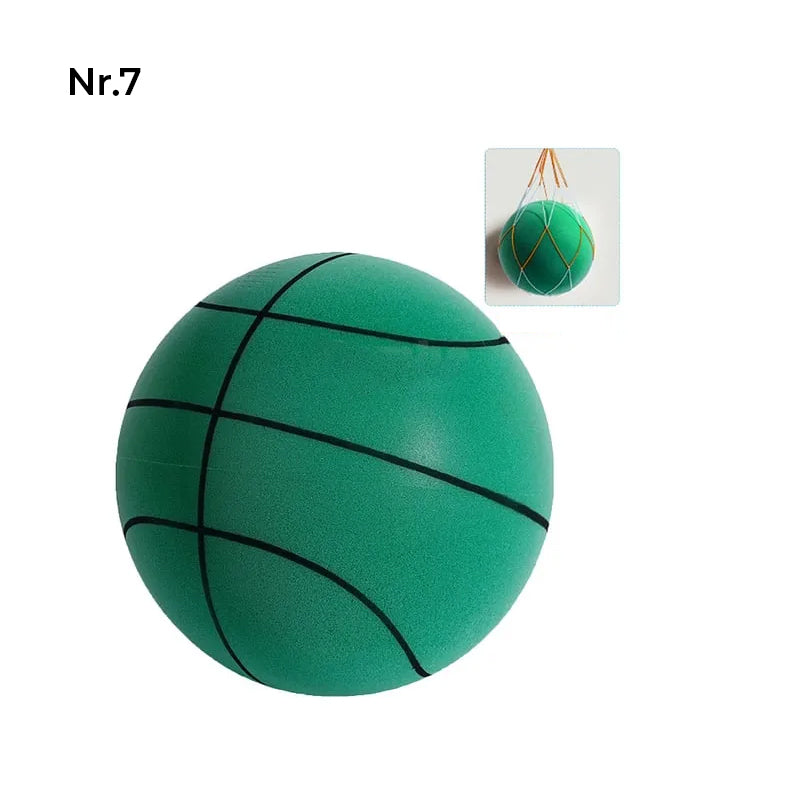 Gluschwein - Silent-Basketball für Kinder im Innenbereich Nr. 7(Für über 14 Jahre alt) Grün