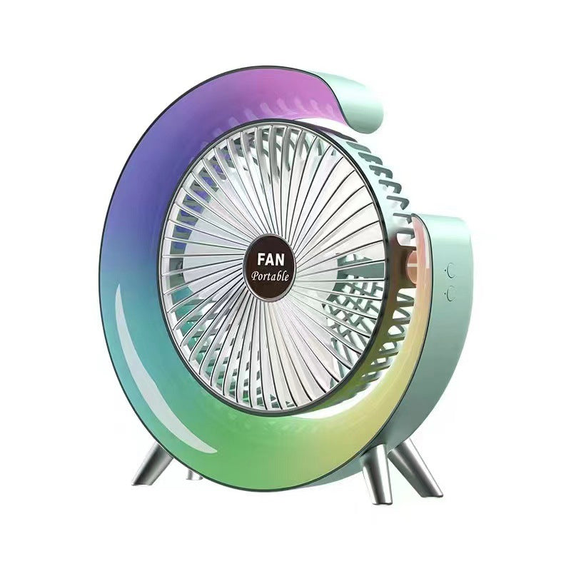 Gluschwein - Leiser USB-Ventilator für Büro und Schlafzimmer Grün