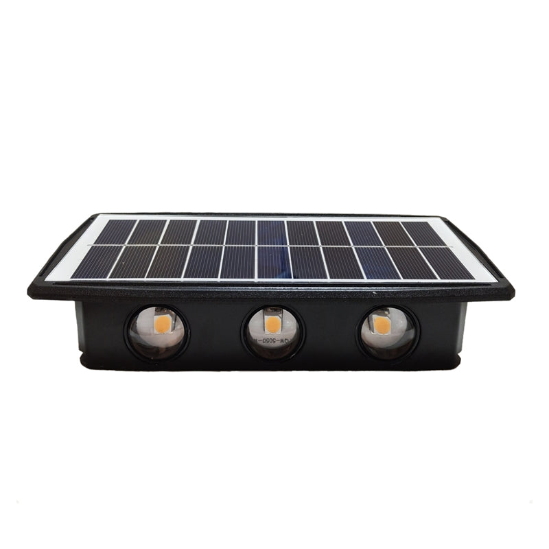 Gluschwein - Solar-Außenwandleuchte 6LED