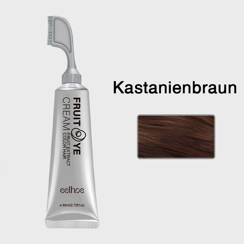 Gluschwein - Pflanzenextrakt-Haarfärbe-Essenz Kastanienbraun