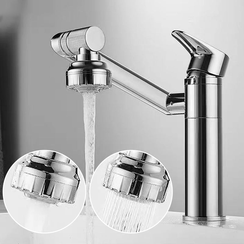 Gluschwein - Drehbarer Wasserhahn aus Edelstahl Silber